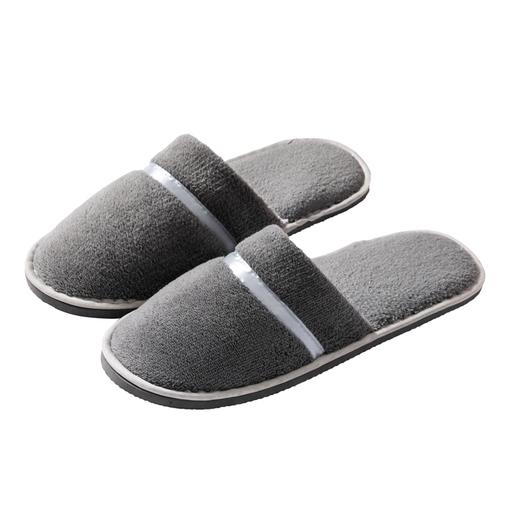 五星级酒店专用珊瑚绒一次性拖鞋加厚防滑家用招待客人秋冬款拖鞋 商品图4