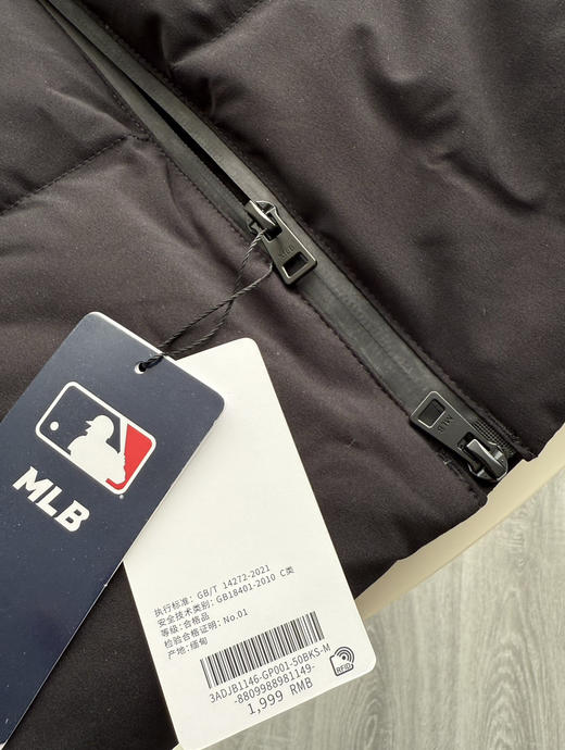 【秒杀价已调 直接拍】越南产 MLB原单 后面光板 小logo 男女同款 连帽 羽绒服 商品图14