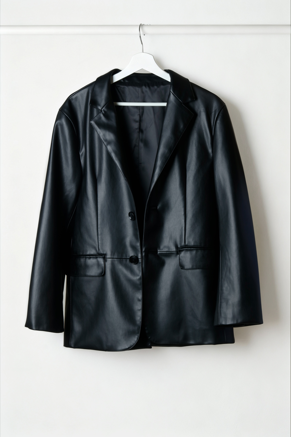 小西装样式皮衣