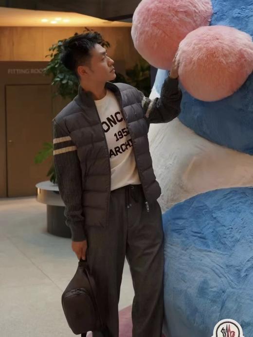 Moner/蒙口羽绒服2025最新款时尚设计师款羊毛针织羽绒服（ZY*BG) 商品图4