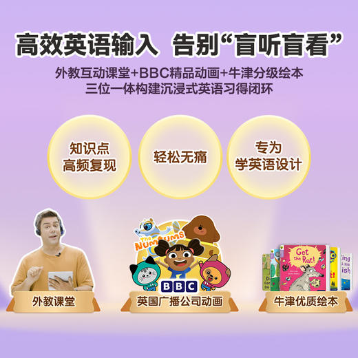 【洪恩英语 APP-适合3-5岁】洪恩英语 APP 0基础字母启蒙到日常口语对话 轻松启蒙口语 商品图3