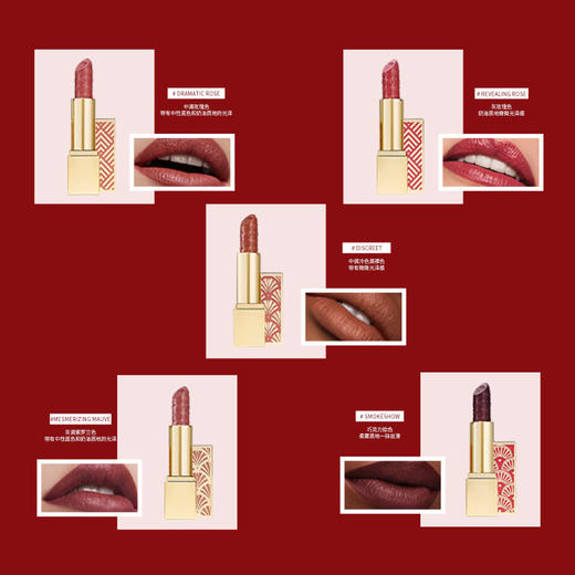 【跨境】ESTEE LAUDER雅诗兰黛 限量款口红套盒5支*3.5G/套（效期到27年8月）圣诞礼物套盒 商品图1