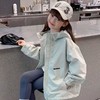 女童外套春秋款2025新款洋气儿童时髦连帽冲锋衣中大童休闲上衣 商品缩略图0