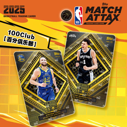 卡游 2025 NBA MATCH ATTAX 篮球对战卡能量包 商品图4