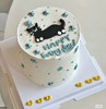 【优品系列】---【黑色小猫猫】送儿童、男孩、男友生日蛋糕 商品缩略图0