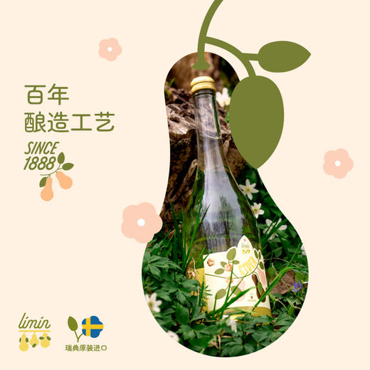 梨民啤梨气泡酒瑞典西打酒聚会生日酒 商品图3