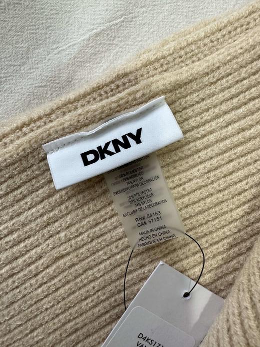 贝壳三 徽标字母纯色针织围巾简约百搭保暖防风围脖C120305 商品图9