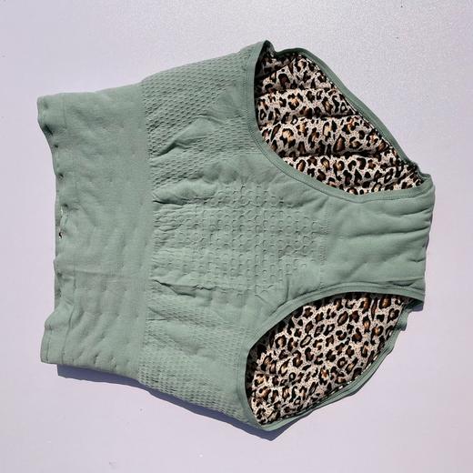 AA 1377加棉棉花女士保暖暖肚中老年防寒宫护腰裤衩高腰 商品图3