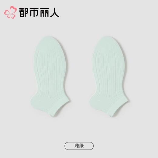 都市丽人袜子中厚高含棉袜子船袜简约生活袜子LCCDA1 商品图9