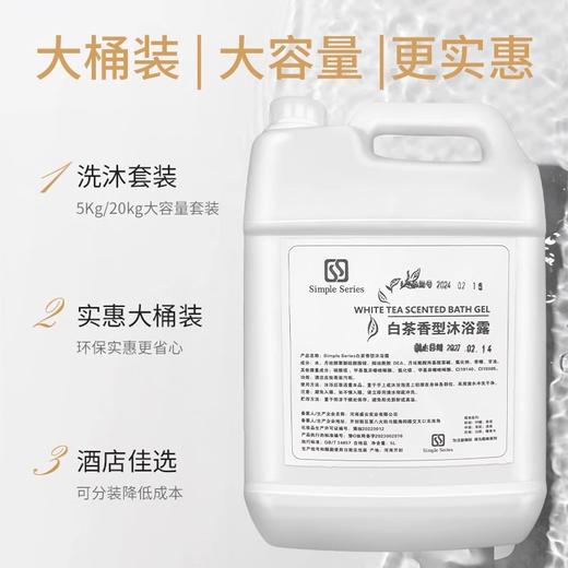 酒店洗发露沐浴露护发素补充液一件起批浴场理发店专用大桶洗发水 商品图2