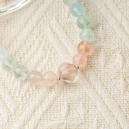 一念七宝 夏日彩 | 冰种透体摩根石手串 商品图3