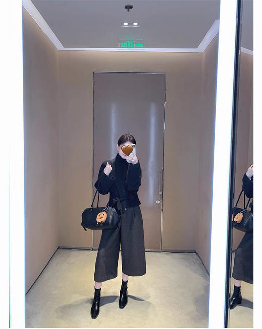 特定新款超有女人味纯皮羊猄皮加绒猫跟短靴 商品图5