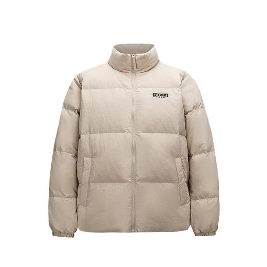 安踏立领短款羽绒服防泼水男冬季鸭绒保暖面包羽绒外套152618905 商品图3