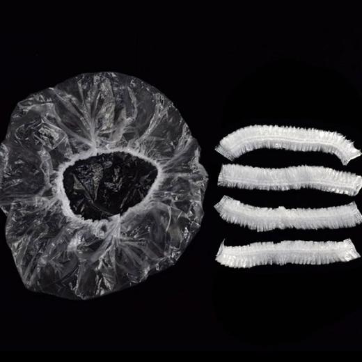 一次性浴帽女防水洗澡加厚防油烟家用发膜焗油帽加热染发塑料头套 商品图1