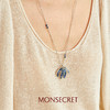 MONSECRET寻迹 棕叶烟花项链 商品缩略图3