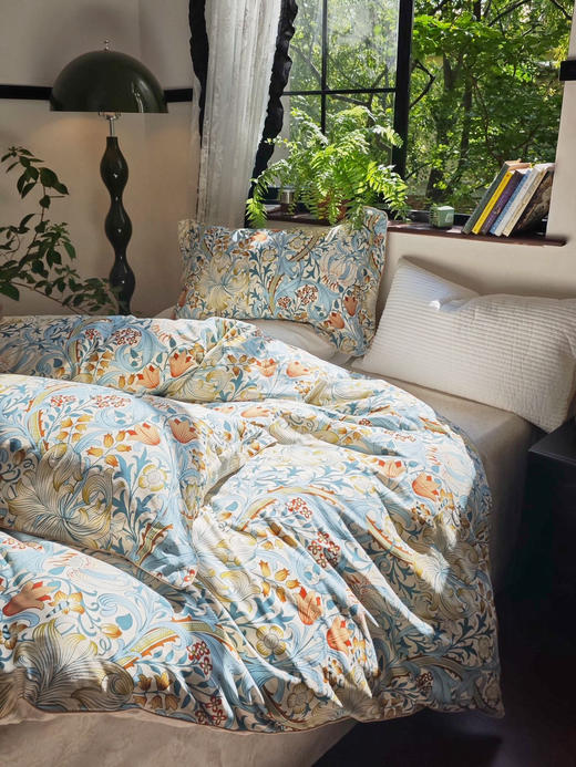 【磨毛款四件套】珍藏级孤品1折捡漏 英国William Morris名画系列印花磨毛四件套 高级感拉满  商品图3