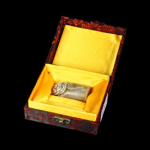 孤品017482昌化冻石牡丹花钮随形章闲章-3.0*2.2*5.4cm 商品图5