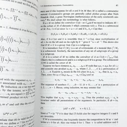 基础代数1 第2版 英文原版 Basic Algebra l 内森雅各布森 Nathan Jacobson 数学参考资料 英文版进口原版英语书籍 商品图3