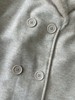 贝壳三 气质翻领仿兔毛双排扣大衣中长款系带毛呢外套C120319 商品缩略图5