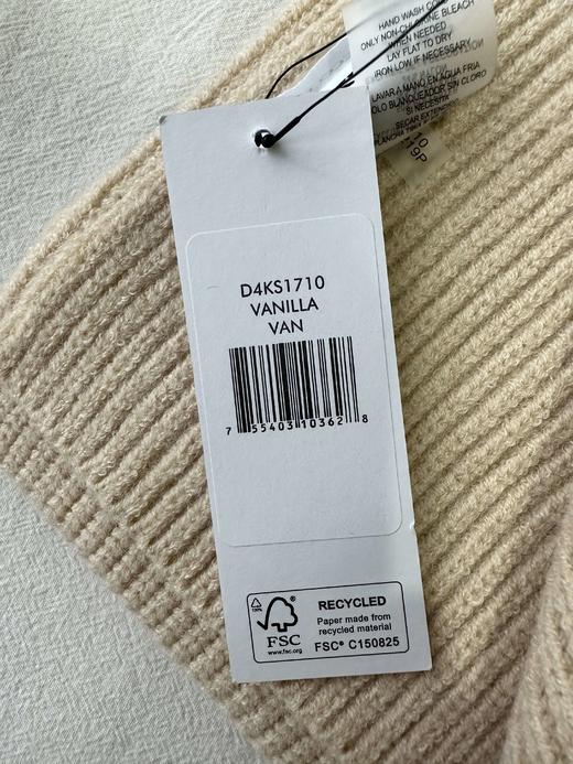 贝壳三 徽标字母纯色针织围巾简约百搭保暖防风围脖C120305 商品图13