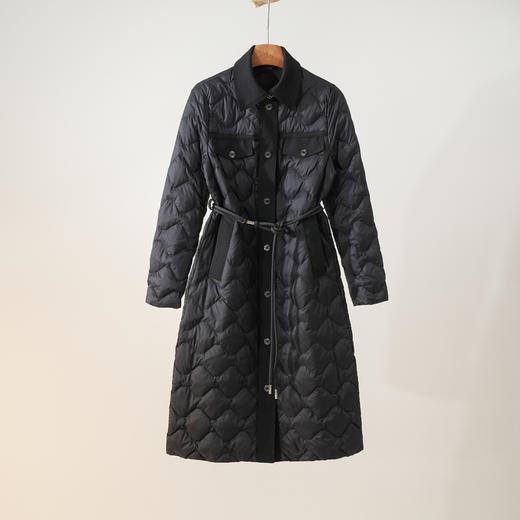 西子/90白鹅绒带腰带百搭显瘦长款羽绒服/YRYF0443 商品图0