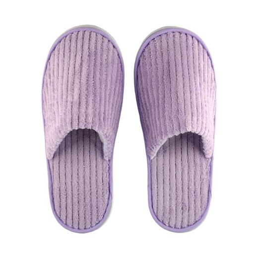 珊瑚绒一次性拖鞋高档酒店用品五星级拖鞋加厚秋冬款家用防滑拖鞋 商品图4