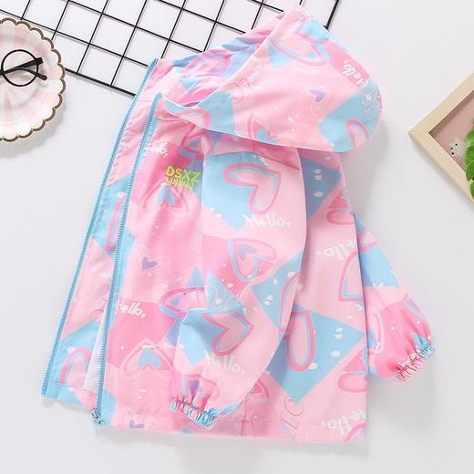 女童外套春秋装2025新款儿童中大童冲锋衣小女孩秋装夹克时尚风衣 商品图1