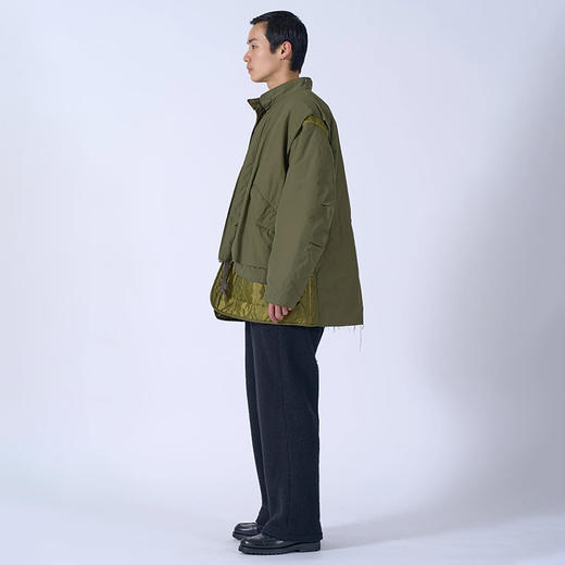 YOKE Connected Military Blouson 不规则拼接军事风鱼尾大衣外套 商品图2