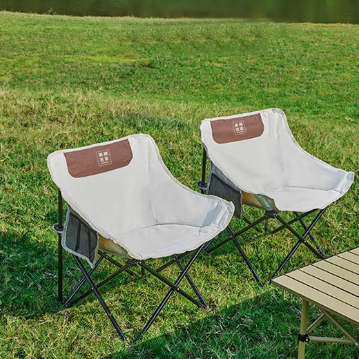 美穗吉家 户外折叠桌椅套装（一桌四椅）月亮椅 商品图2
