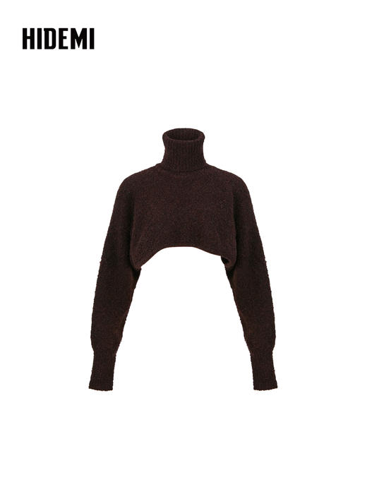 HIDEMI 圈圈纱极简廓形粗针针织两件套 马夹/坎肩 商品图3