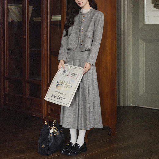 裁缝学苑AS601法式小香风外套纸样半身裙毛呢女装套装打版裁剪 商品图1