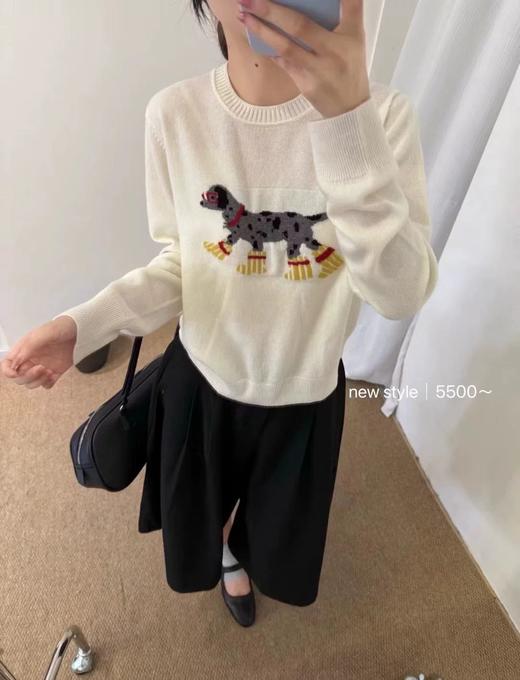 老米优品🎈3-5天！小细节里藏着少女感《10%绵羊毛🐏 韩里韩气“ 斑点狗” 毛衣》谁能抗拒这样的减龄少女复古款吖~MY251203A 商品图2