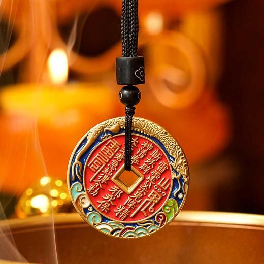 超多【山gui花钱】吊坠复古朱砂挂件饰品护U 商品图2