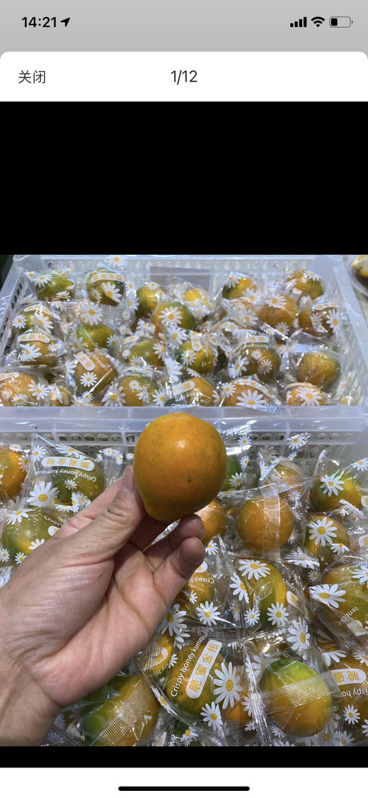 超大个脆蜜金柑 口感纯甜 不涩不辣  活动价39.9元一斤 商品图0