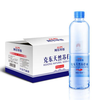 阿尔卑斯 克东天然苏打水400ml*24瓶/箱0糖0汽0添加  /水饮冲调 /饮用水 /天然苏打水 商品图1
