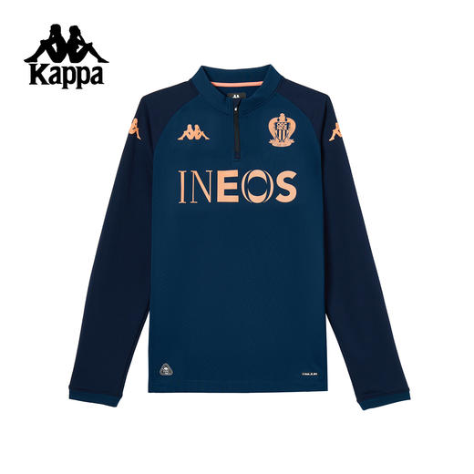 Kappa 2025新款长袖男训练服秋季修身透气运动上衣女372B36W-A0B 商品图0