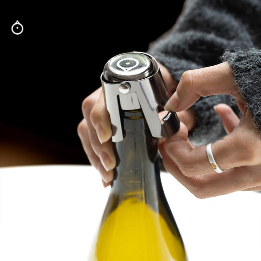 企鹅市集|定制通用葡萄酒酒塞 起泡酒静态酒通用 食品级硅胶 耐用不锈钢 隔绝氧气 保存气泡 商品图4