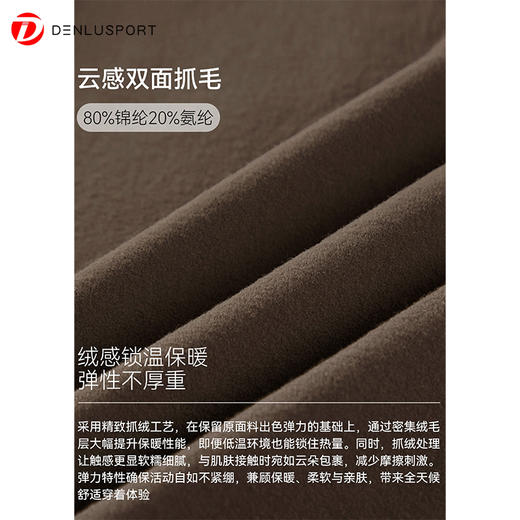 2025秋冬热卖款加绒瑜伽服修身外套 恒温保暖柔软亲肤DY66225# 商品图2