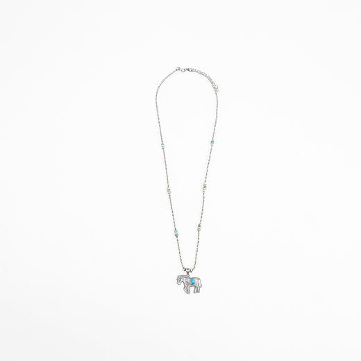 EnSage 925银 逐风马吊坠项链 商品图1