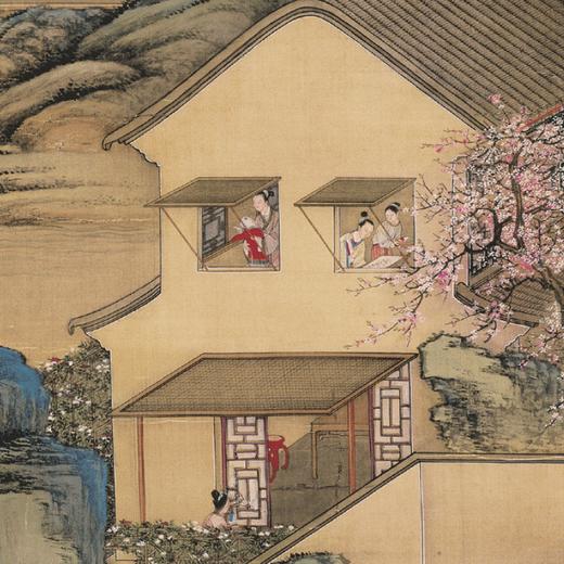 安徽博物院馆藏 沈铨荷塘鸳鸯  冬暖画艺术客厅装饰画创意礼物 商品图12