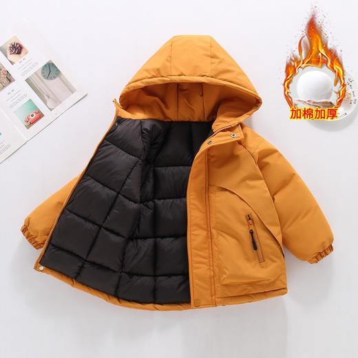 男童2025秋冬季新款儿童冲锋衣连帽加厚棉服中大童保暖户外冲锋衣 商品图0