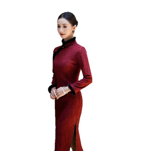 老上海复古国风中老年长款旗袍262796 商品图4