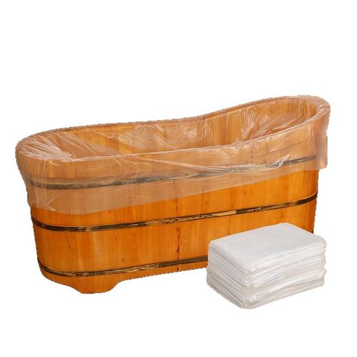 浴缸套一次性泡澡袋加大加厚浴桶专用家用圆桶泡澡袋洗澡塑料袋子 商品图4