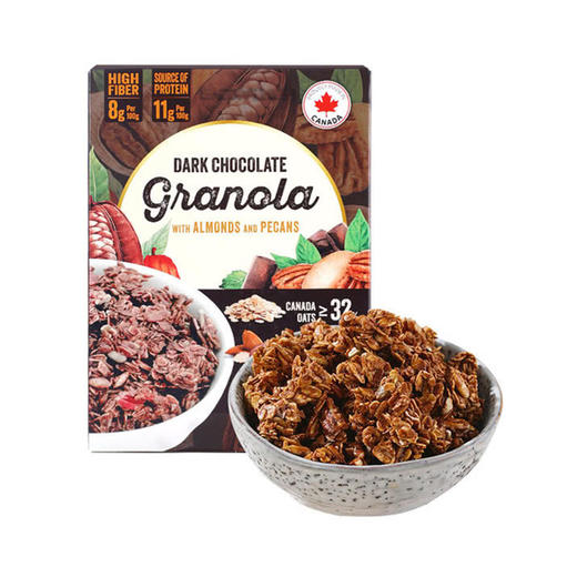 MM 山姆 Innofoods（益诺福）加拿大进口 黑巧坚果即食燕麦片 900g 商品图0