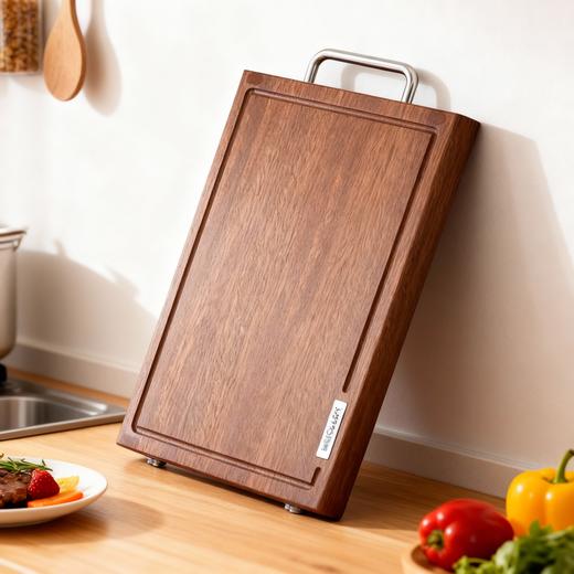 物鸣乌檀木实木砧板 ，刚果雨林整块“乌檀木”，难怪不易发霉（特大号预售10-15天发货）【G】 商品图0