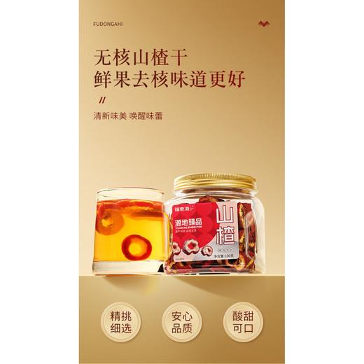 【福东海】山楂干100克/瓶 商品图1