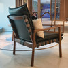 【中古风-YH-11椅】黑胡桃/真皮/客厅/卧房/休闲椅/休闲沙发 商品缩略图2