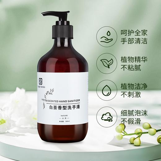 白茶香型泡沫洗手液500ml酒店宾馆民宿家用洗手液大桶补充装批发 商品图2