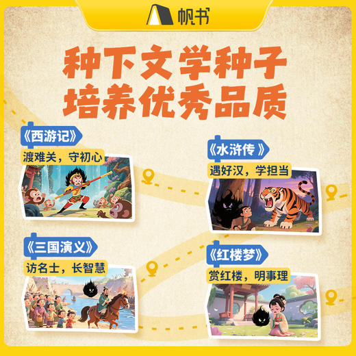 【帆书课程】《马小飞四大名著历险记》有声课程 商品图2