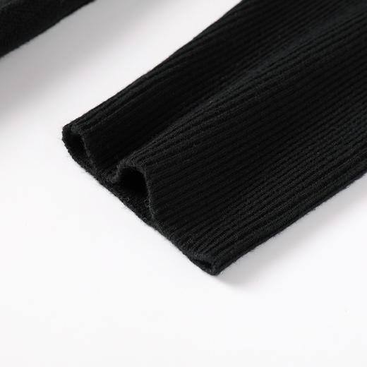 奢姿大码小香风针织连衣裙女秋冬胖妹妹重工钉珠中长款毛衣裙子9853853887 商品图3